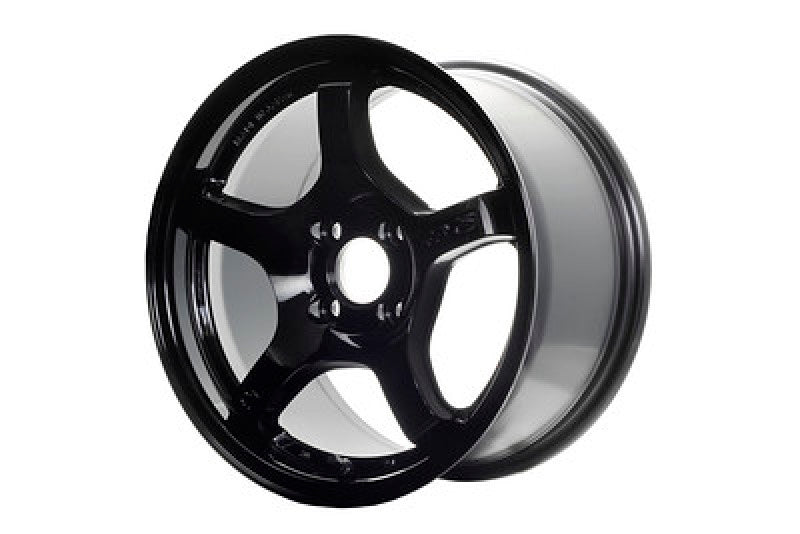 Gram Lights 57CR 18x7.5 +50 5-100 Glossy Black Wheel