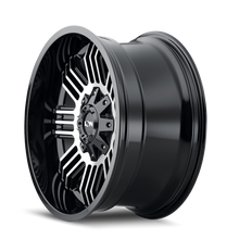 Load image into Gallery viewer, ION Type 144 20x10 / 5x127 BP / -19mm Offset / 87.1mm Hub Black/Machined Wheel