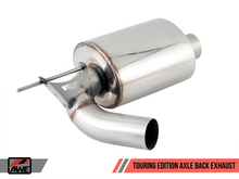 Load image into Gallery viewer, AWE Tuning BMW F3X 340i Touring Edition Axle-Back Exhaust - Chrome Silver Tips (102mm)