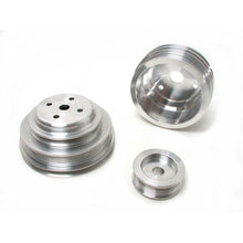 Load image into Gallery viewer, BBK 85-97 GM Truck 305 350 Underdrive Pulley Kit - Lightweight CNC Billet Aluminum (3pc)