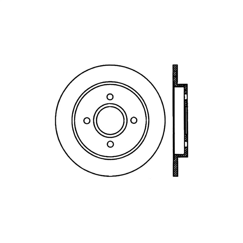 StopTech 01-07 Ford Focus Cryo-Stop Premium Rotor