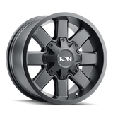 ION Type 141 17x9 / 5x127 BP / 18mm Offset / 87mm Hub Satin Black Wheel