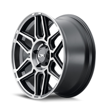 Load image into Gallery viewer, ION Type 146 17x9 / 8x170 BP / 0mm Offset / 125.2mm Hub Matte Black W/Machined Dart Tint Wheel