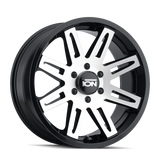 ION Type 142 17x9 / 5x127 BP / -12mm Offset / 78.1mm Hub Black/Machined Wheel