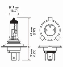 Load image into Gallery viewer, Hella Bulb H4 12V 60/55W P43T T4625 Sb