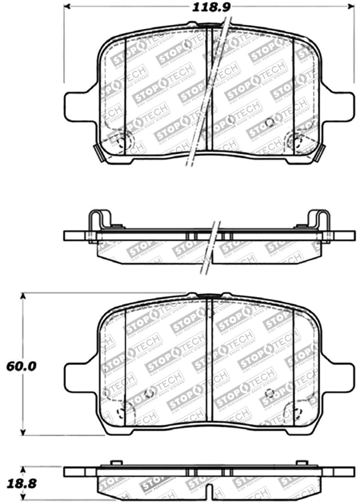 StopTech Performance Brake Pads