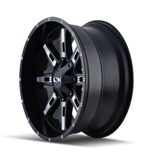 Load image into Gallery viewer, ION Type 184 20x9 / 6x135 BP / 18mm Offset / 106mm Hub Satin Black/Milled Spokes Wheel