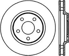 Load image into Gallery viewer, StopTech Power Slot 98-02 Pontiac Firebird/Trans Am / Chevy Camaro Front Right Slotted CRYO Rotor