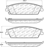 StopTech Sport Brake Pads w/Shims and Hardware - Front