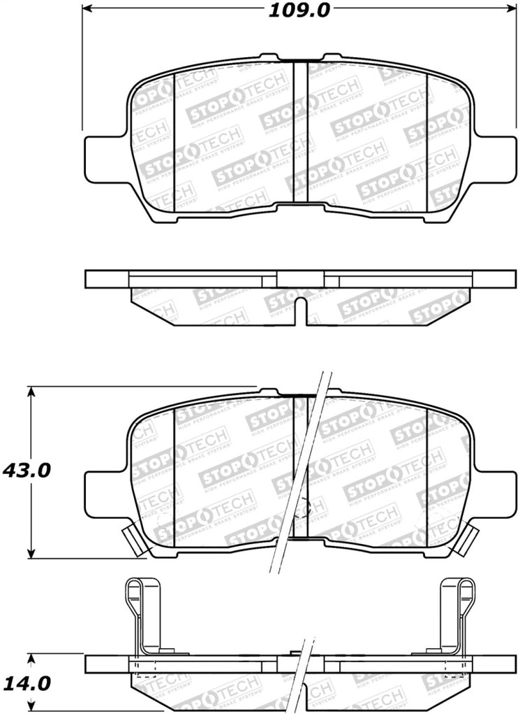 StopTech Street Brake Pads