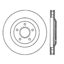 Load image into Gallery viewer, Stoptech 97-04 Chevy Corvette Left Front CRYO-STOP Rotor