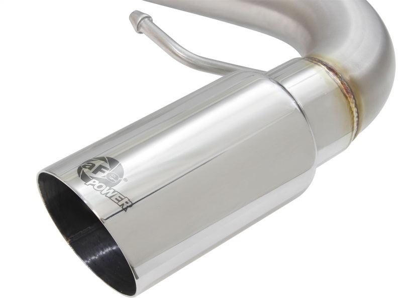 aFe MACHForce XP SS-304 Polish Tip 3.0in-2.5in Dia Cat Back Exhaust 11-13 BMW 335i (E90/E92) 3.0L