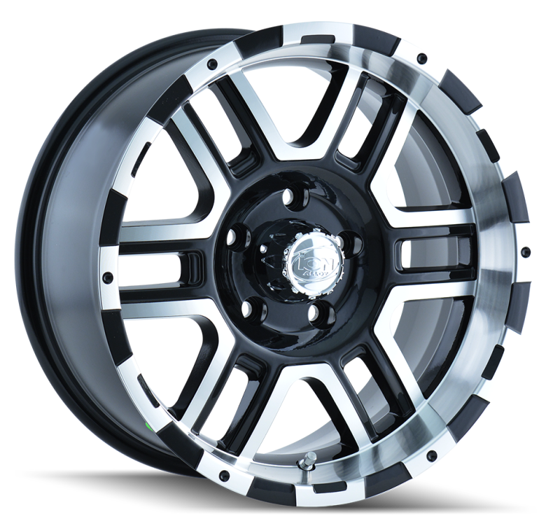 ION Type 179 17x9 / 5x139.7 BP / 0mm Offset / 108mm Hub Black/Machined Wheel