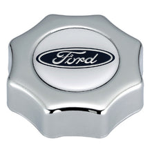 Load image into Gallery viewer, Ford Racing Ford Oval Logo Screw In Type Oil Fill Cap - Chrome Finish