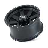 ION Type 134 17x8.5 / 5x114.3 BP / -6mm Offset / 72.6mm Hub Matte Gunmetal/Black Beadlock Wheel