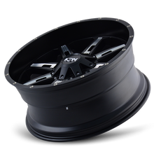 Load image into Gallery viewer, ION Type 184 20x9 / 6x135 BP / 18mm Offset / 106mm Hub Satin Black/Milled Spokes Wheel