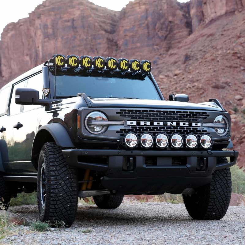 KC HiLiTES 21+ Ford Bronco 39in. Gravity LED Pro6 Light Bar Kit Front Bumper