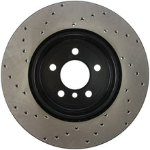 Load image into Gallery viewer, StopTech 11-13 BMW 550i Rear Left Drilled Sport Brake Rotor