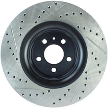 Load image into Gallery viewer, StopTech Slotted &amp; Drilled Sport Brake Rotor - 2015 Ford Mustang Non-Brembo - Front Left