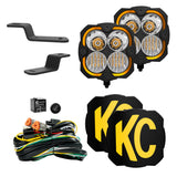 KC HiLiTES 21+ Ford Bronco FLEX ERA 4 2-Light Sys Ditch Light Kits (Combo Beam)