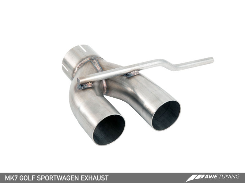 AWE Tuning VW MK7 Golf SportWagen Touring Edition Exhaust w/Diamond Black Tips (90mm)