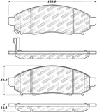 StopTech Street Select Brake Pads - Front