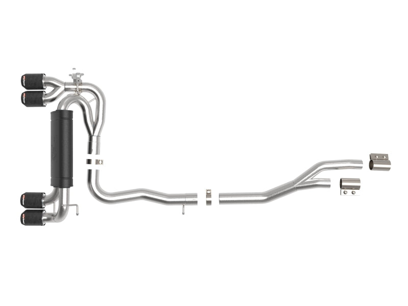 aFe MACHForce XP Exhausts Cat-Back SS 19-21 BMW M2 Competition L6-3.0L w/Carbon Tips