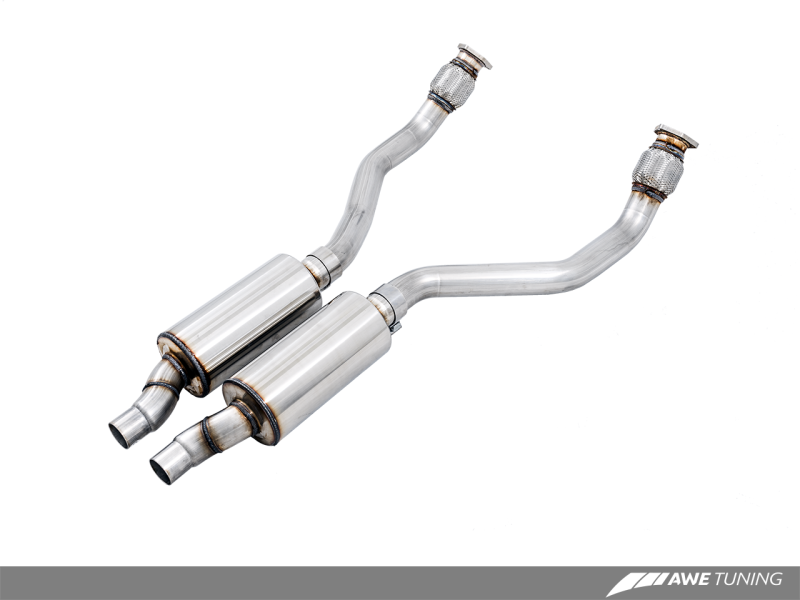 AWE Tuning Audi 8R 3.2L Resonated Downpipes for Q5