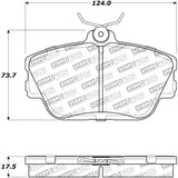 StopTech Street Select Brake Pads - Front/Rear