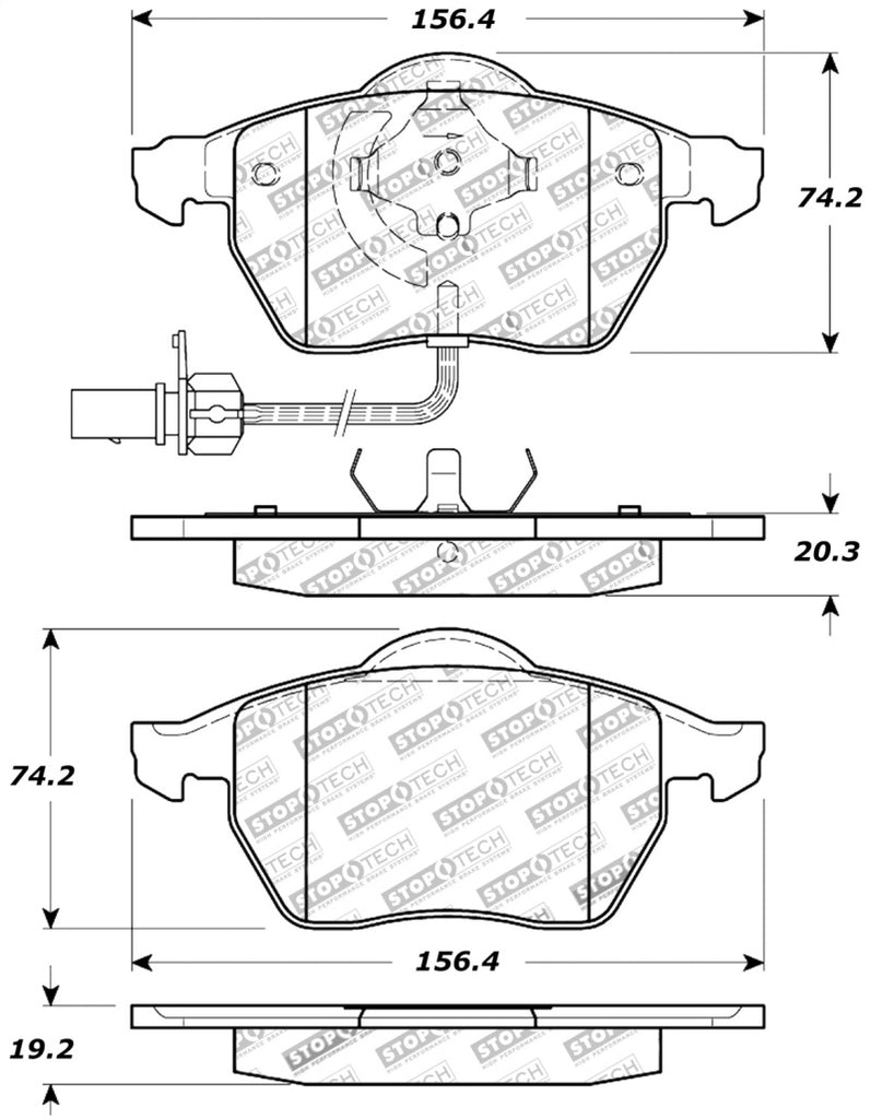 StopTech Performance Brake Pads