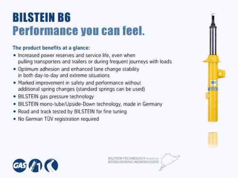 Bilstein B6 2009 Volkswagen Tiguan Comfortline Rear Shock Absorber