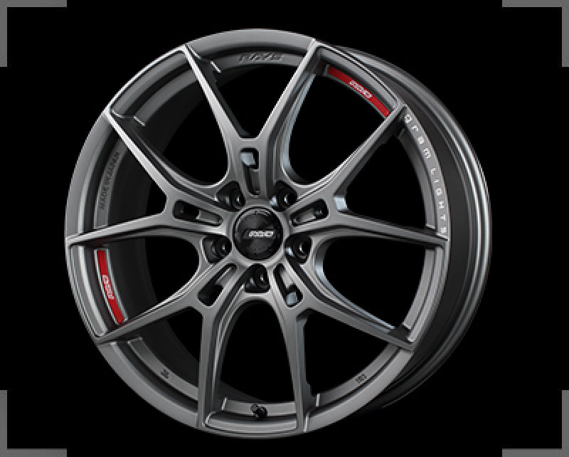 Gram Lights 57FXZ Overseas 18x8.5 +45 5-114.3 Matte Graphite w/Machining Wheel