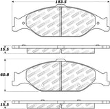 StopTech Street Select Brake Pads - Rear