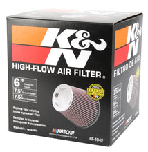 Load image into Gallery viewer, K&amp;N Round Tapered Universal Air Filter 6in Flange ID x 7.5in Base OD x 5in Top OD x 6.5in Height