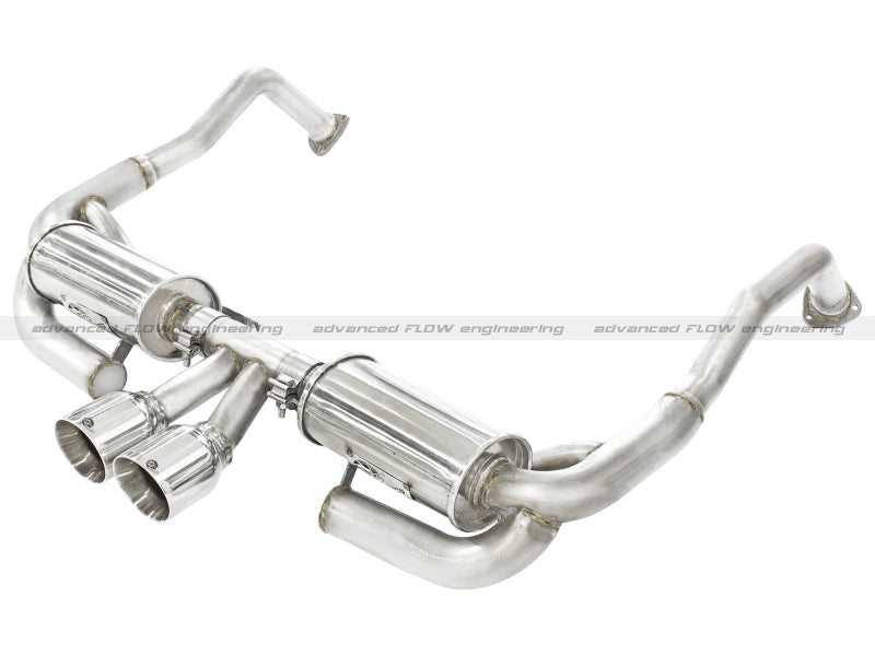 aFe ELITE 05-12 Porsche Boxster S (987.1-987.2) H6 3.4L 304SS Dual Cat-Back w/Dual Polished Tip Exht