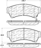 StopTech Street Select Brake Pads - Rear