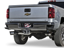 Load image into Gallery viewer, aFe Atlas Exhaust 4in Dual DPF-Back Al Steel w/ Black Tips 16-17 GM Diesel Truck V8-6.6L (td) LML