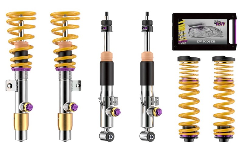 KW Coilover Kit V4 2021+ BMW M2 (G87) &amp; M3 (G80) Sedan 2WD incl. M3 Competition