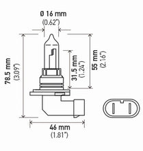 Load image into Gallery viewer, Hella Bulb 9005 12V 65W P20D T4 +50 (2)