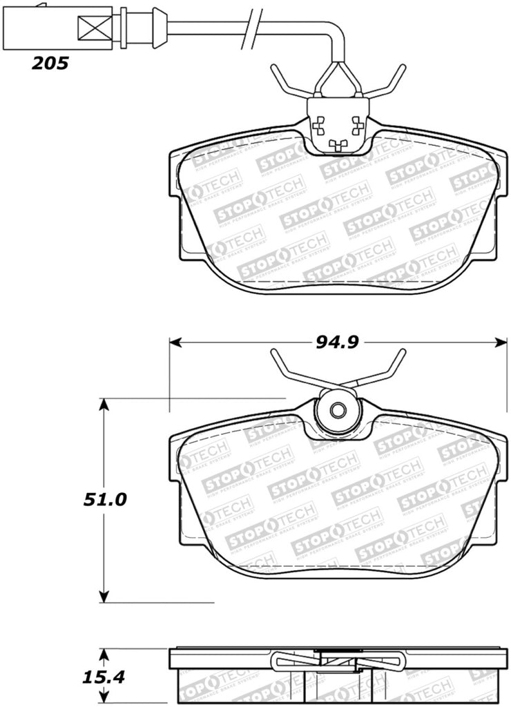 StopTech Street Brake Pads