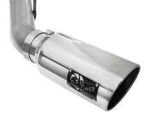 Load image into Gallery viewer, aFe LARGE BORE HD 4in 409-SS DPF-Back Exhaust w/Polished Tip 11-14 Ford Diesel Trucks V8-6.7L (td)