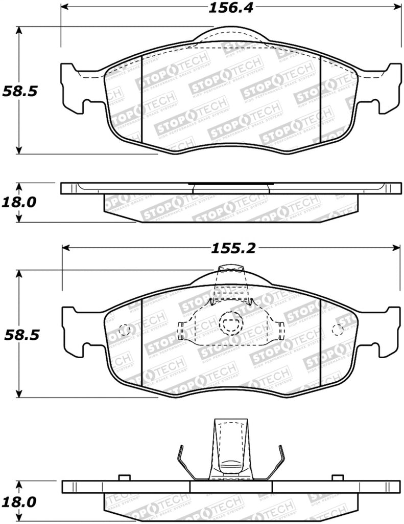 StopTech Street Brake Pads