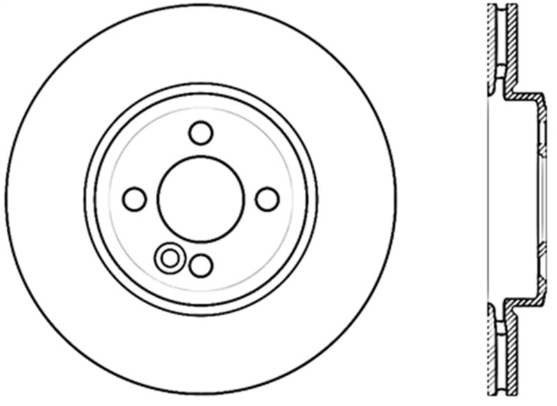 StopTech 05-10 Scion tC Cryo Slotted Front Right Sport Brake Rotor