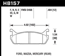 Load image into Gallery viewer, Hawk 91-96 Ford Escort / 90-93 Mazda Miata / 90-94 Protege / 91-96 Mer Tr DTC-30 Race Rear Brake Pad