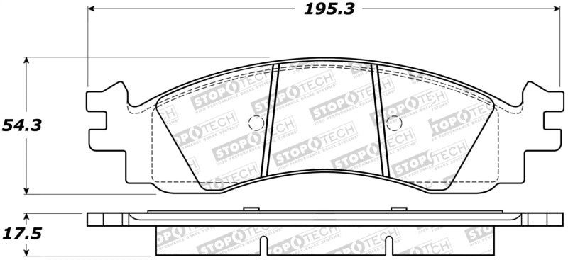 StopTech Street Select Brake Pads