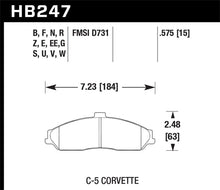 Load image into Gallery viewer, Hawk 97-12 Corvette/01-04 Z06/05-09 Z51/05-06 Pontiac GTO Blue 9012 Race Front Brake Pads