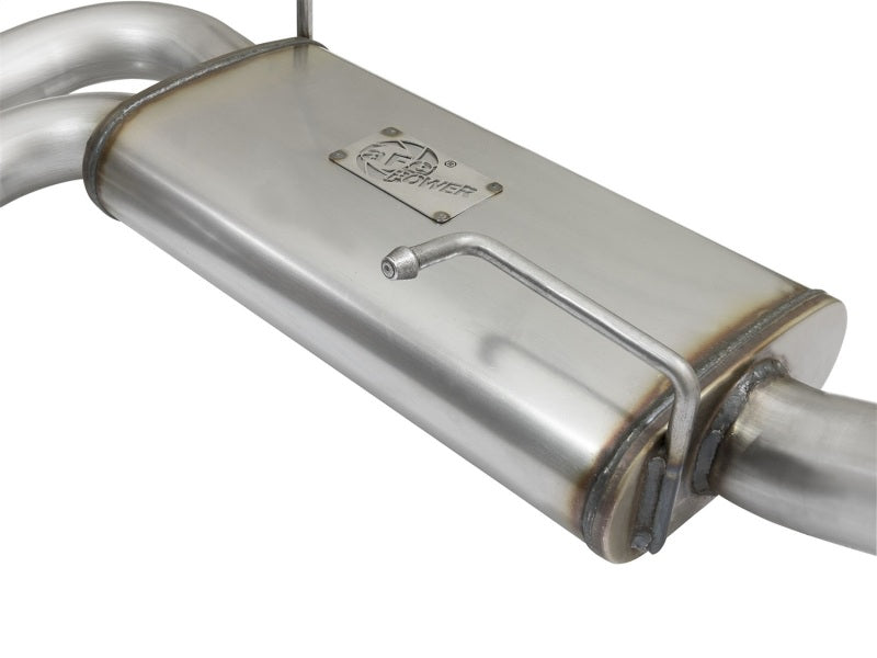 aFe Rebel Series CB Middle-Side Exit SS Exhaust w/ Polished Tips 09-16 GM Silverado/Sierra V6/V8