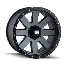 Load image into Gallery viewer, ION Type 134 20x10 / 5x150 BP / -19mm Offset / 110mm Hub Matte Gunmetal/Black Beadlock Wheel