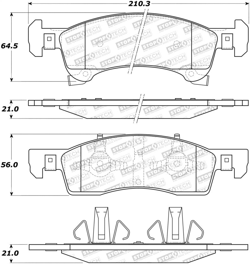 StopTech Street Brake Pads