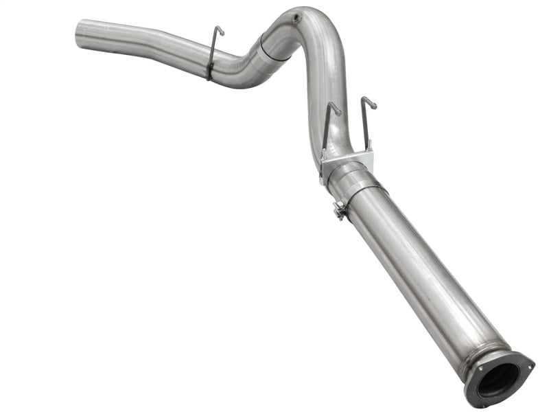 aFe MACHForce XP Exhaust 5in DPF-Back Stainless Steel Exhaust 2015 Ford Turbo Diesel V8 6.7L No Tip